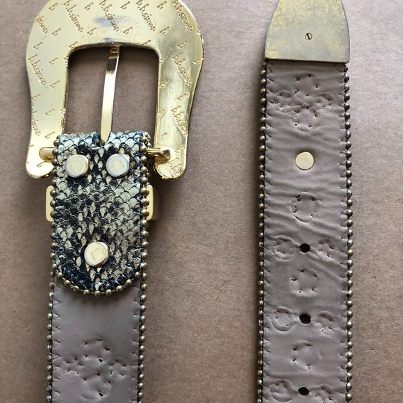 B.B.Simon Men's Belt w/Original Purple Box and Stylish Black Bag -Special Offer - Picture 7 of 14